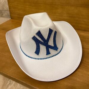 New York Yankees Bedazzled Cowboy Hat